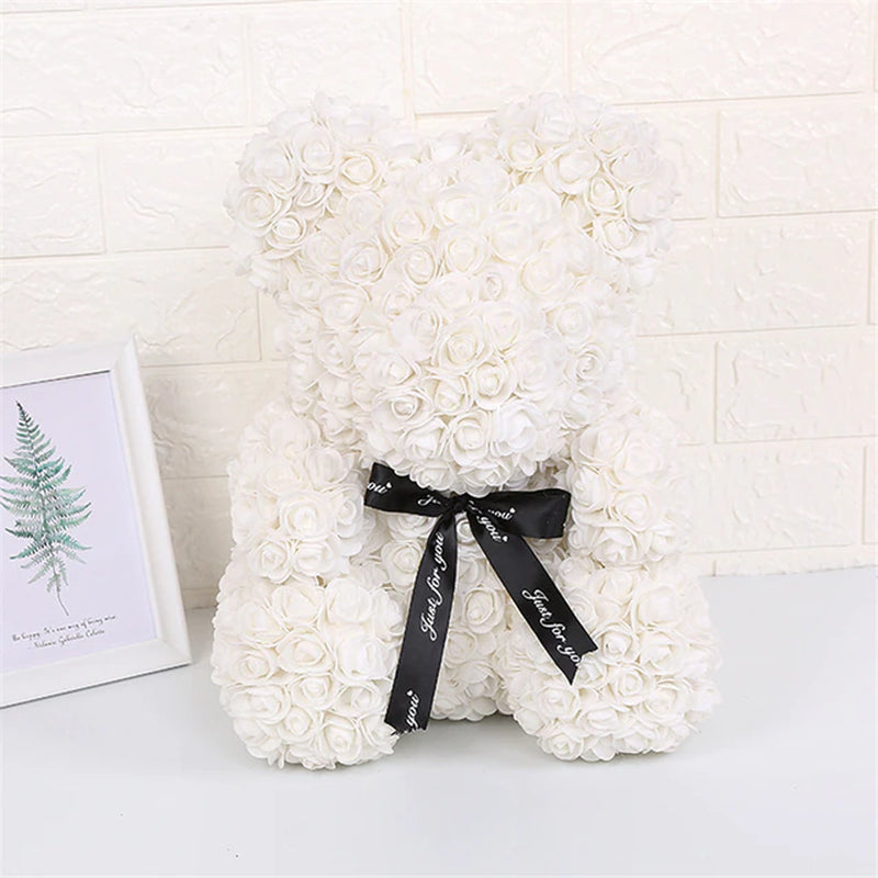 Love Rose Bear with Box Light Trending.