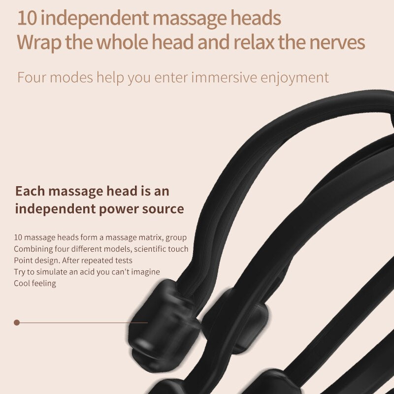 Ultra octopus head massager