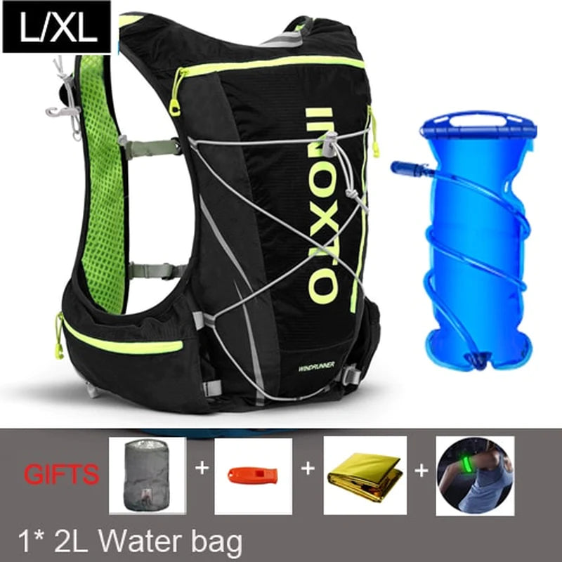 8L  Hydration  Backpack Men Women Outdoor Sport Bags Trail Marathon Option Water Bag Flask