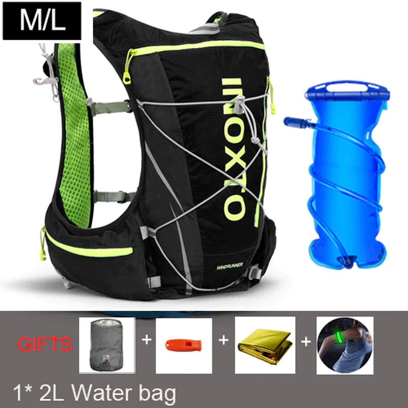 8L  Hydration  Backpack Men Women Outdoor Sport Bags Trail Marathon Option Water Bag Flask